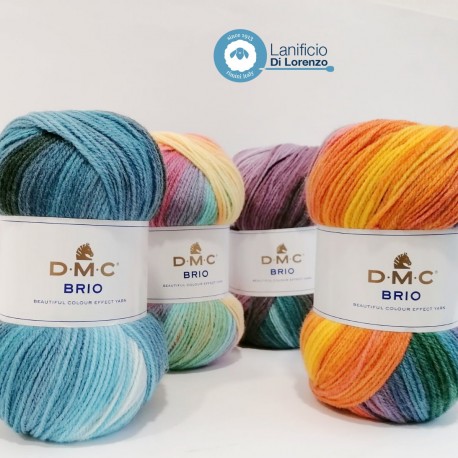 Brio DMC filati misto lana multicolore rigato degradè